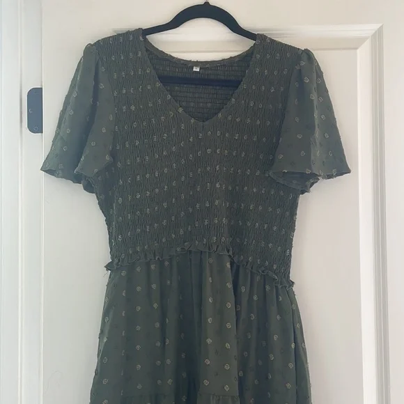 Summer Smocked Midi Dress - Picture 5 of 11